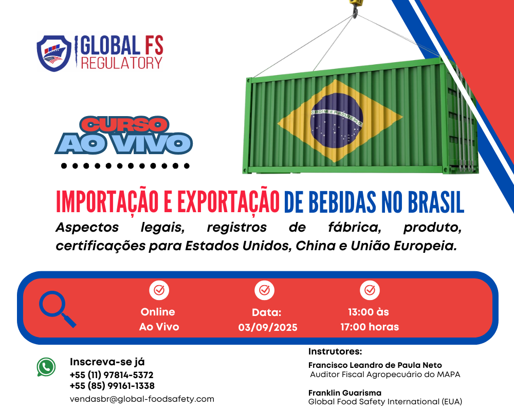WEBINAR IMPORTAÇÃO E EXPORTAÇÃO DE BEBIDAS NO BRASIL